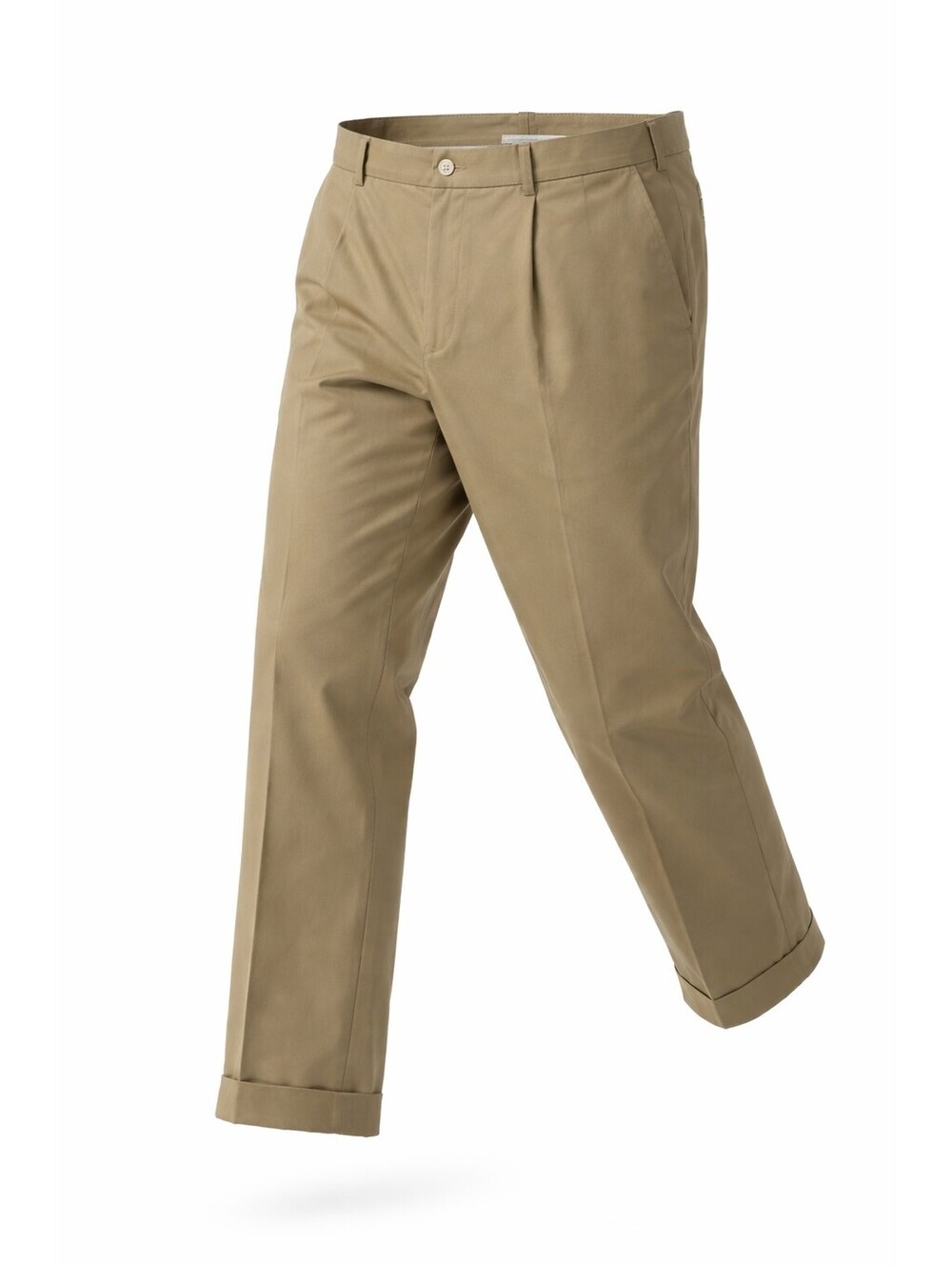 Van Heusen Men's Khaki Dress Pants 42x30 Polyester